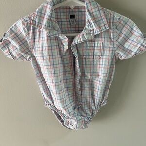 Janie and Jack, button down onesie